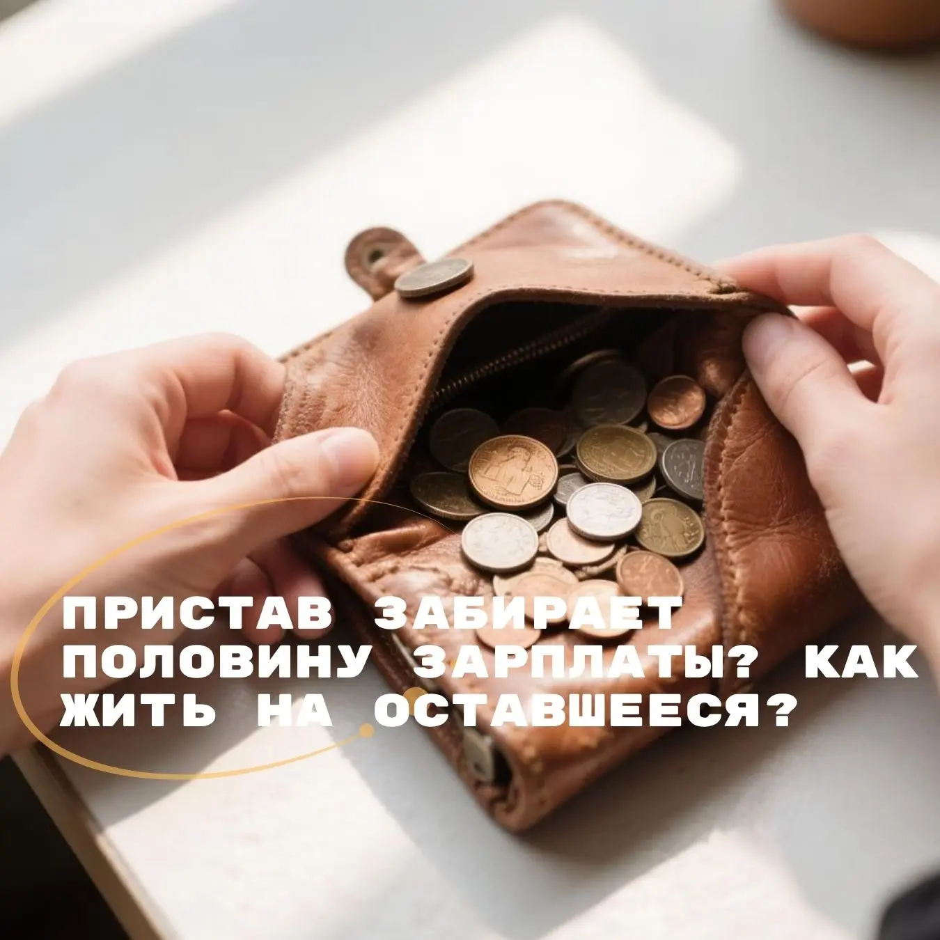 Пристав забирает половину зарплаты? Как жить на оставшееся?