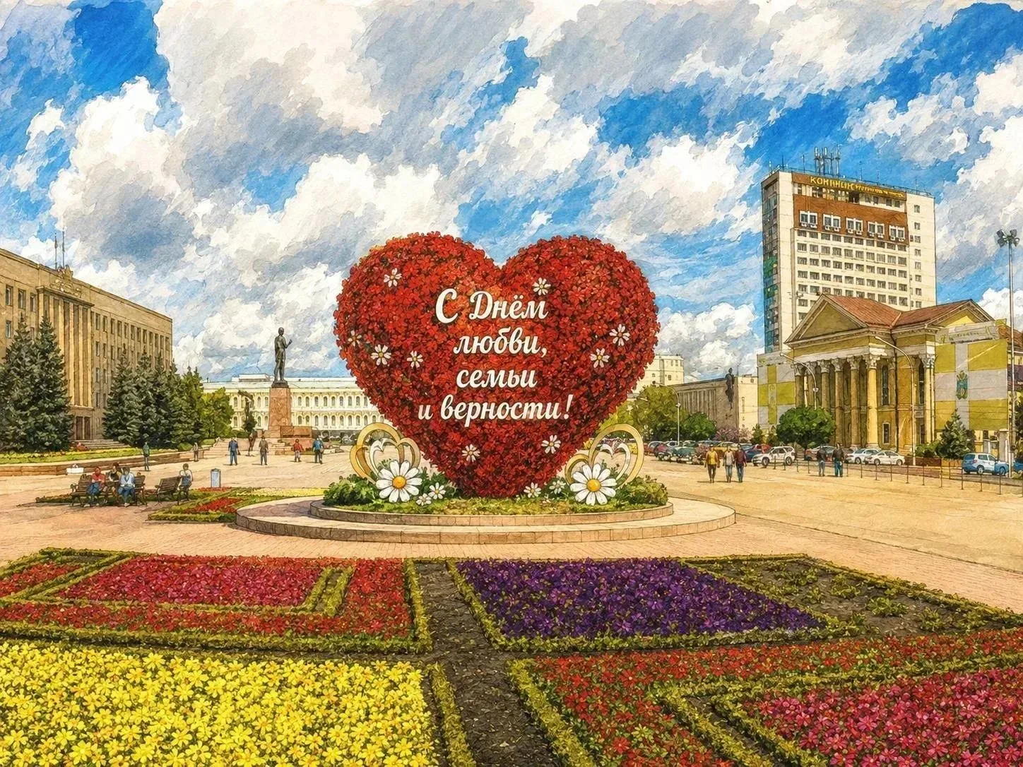 День семьи, любви и верности – это праздник, который отмечается в России с 2008 года. ...