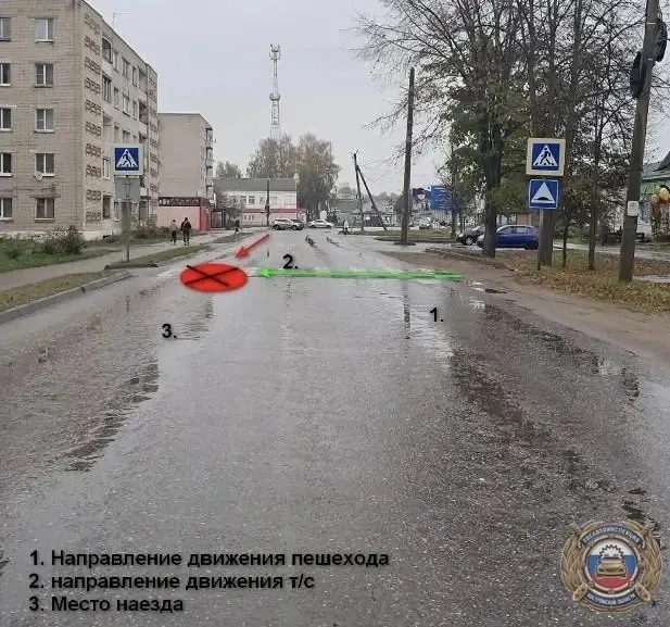 🚨 Легковушка сбила пенсионерку на нерегулируемом переходе