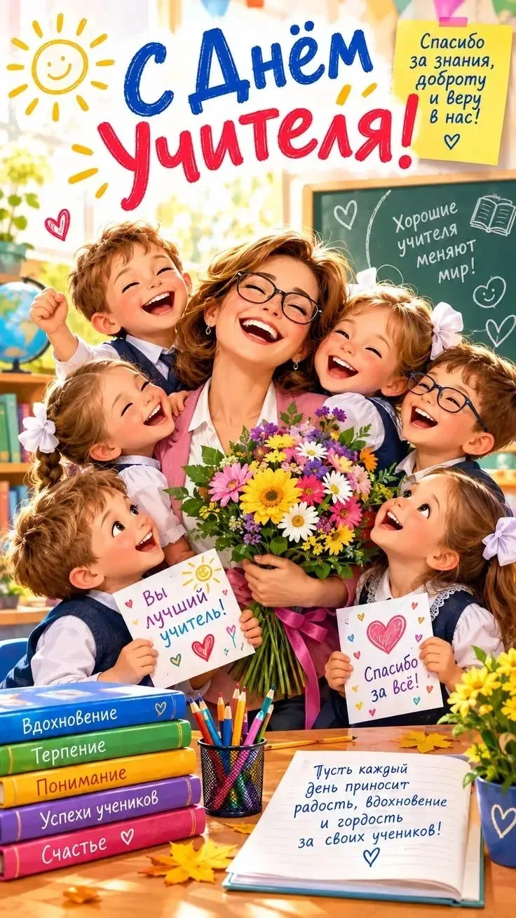 С ДНЁМ УЧИТЕЛЯ!🌹🌹🌹
