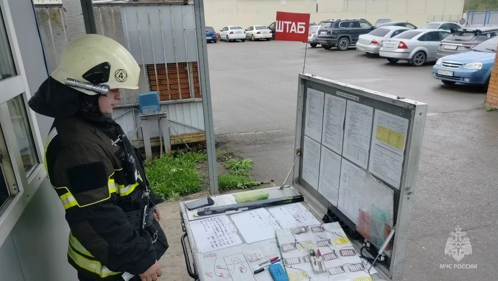 🚨В городе Узловая на предприятии легкой промышленности были проведены учения  Согласно легенде, прои