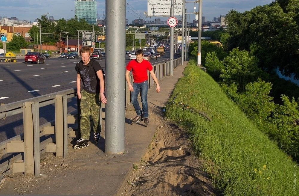 Роллеры на Волгоградском проспекте, 2011 год.