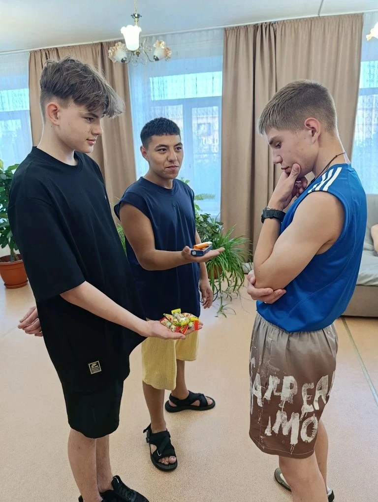 ❗В семье №2 состоялось увлекательное занятие под названием «Поменяй сигарету на конфету». Главной це