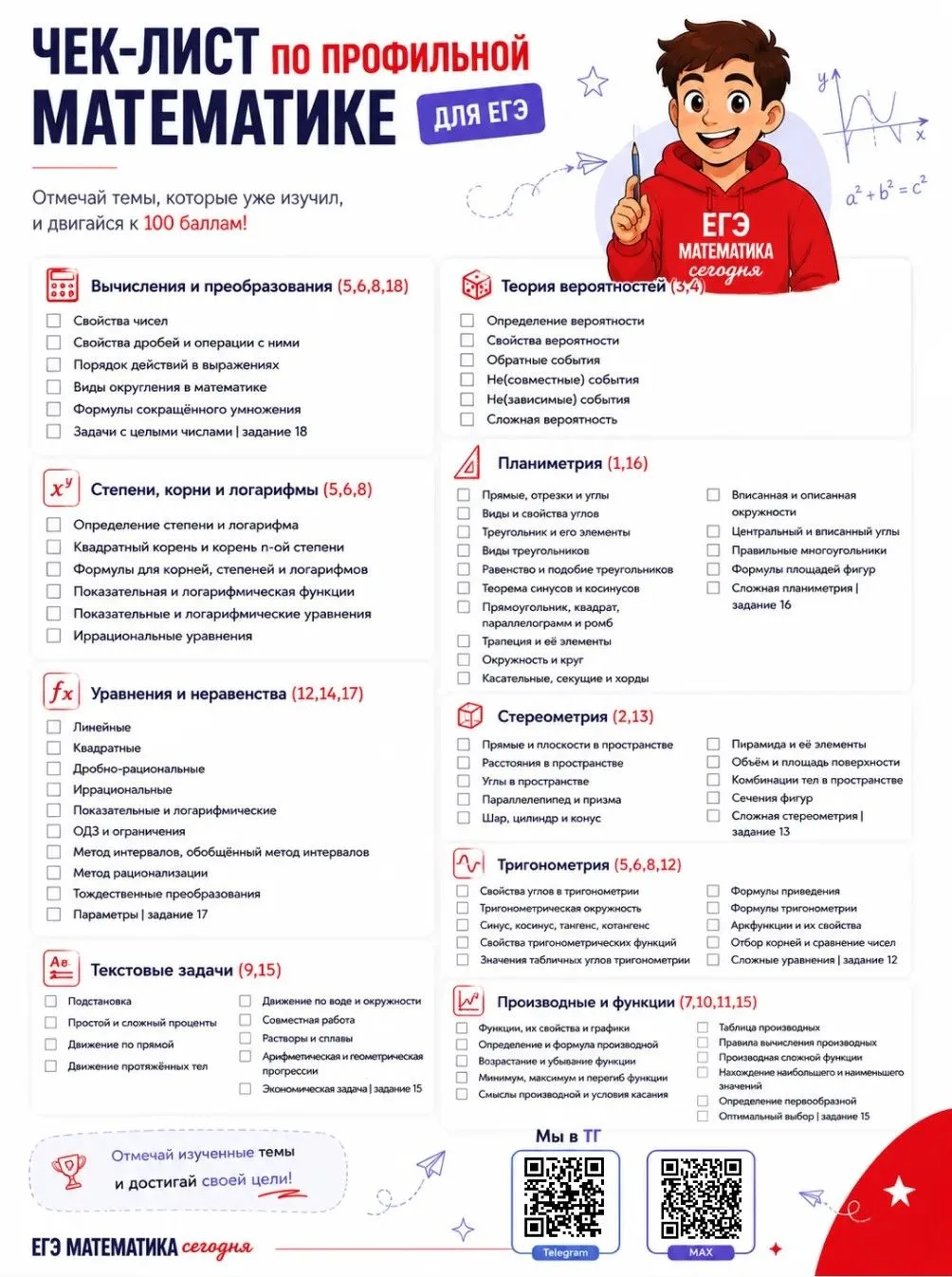 📚 Не знаешь, с чего начать подготовку к ЕГЭ по математике?