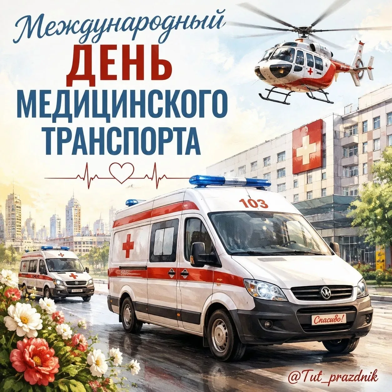 🚑 20 августа — Международный день медицинского транспорта