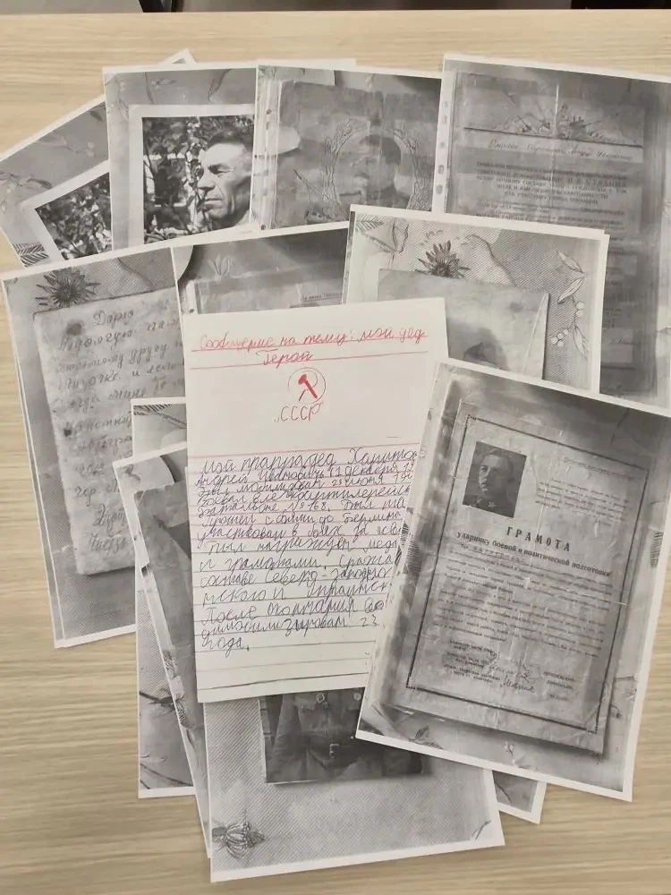 Помним! Гордимся! 🎖️  В преддверии Дня Великой Победы в нашей школе прошли трогательные классные час