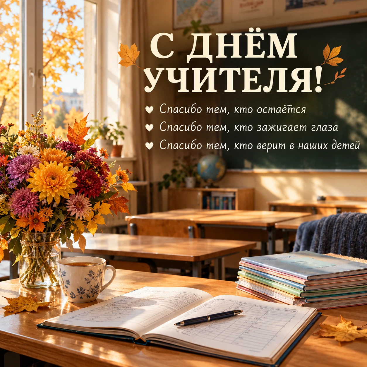 Сегодня День учителя!