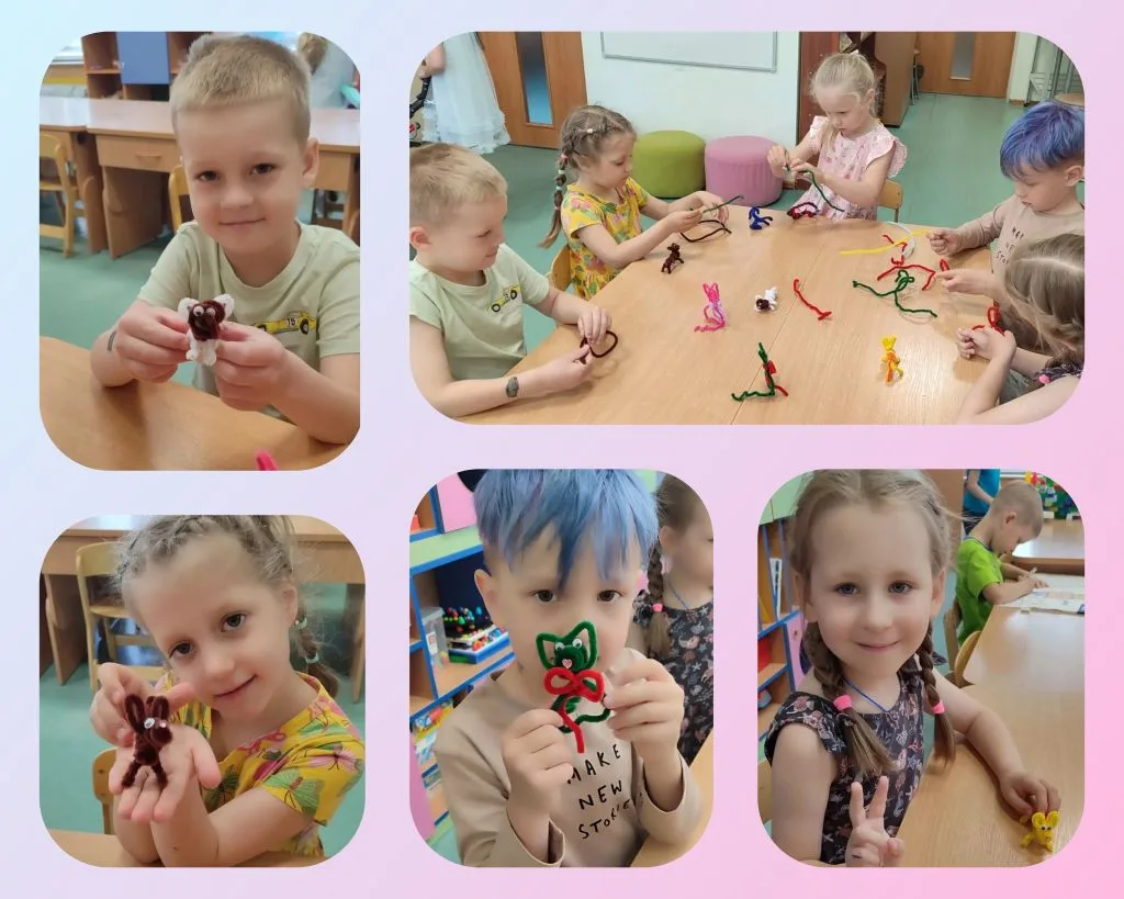 👀🎨🕶️"Творчество, креатив, эксперименты!" - девиз старшей группы №12 этим летом! 
Ребята мастерят 