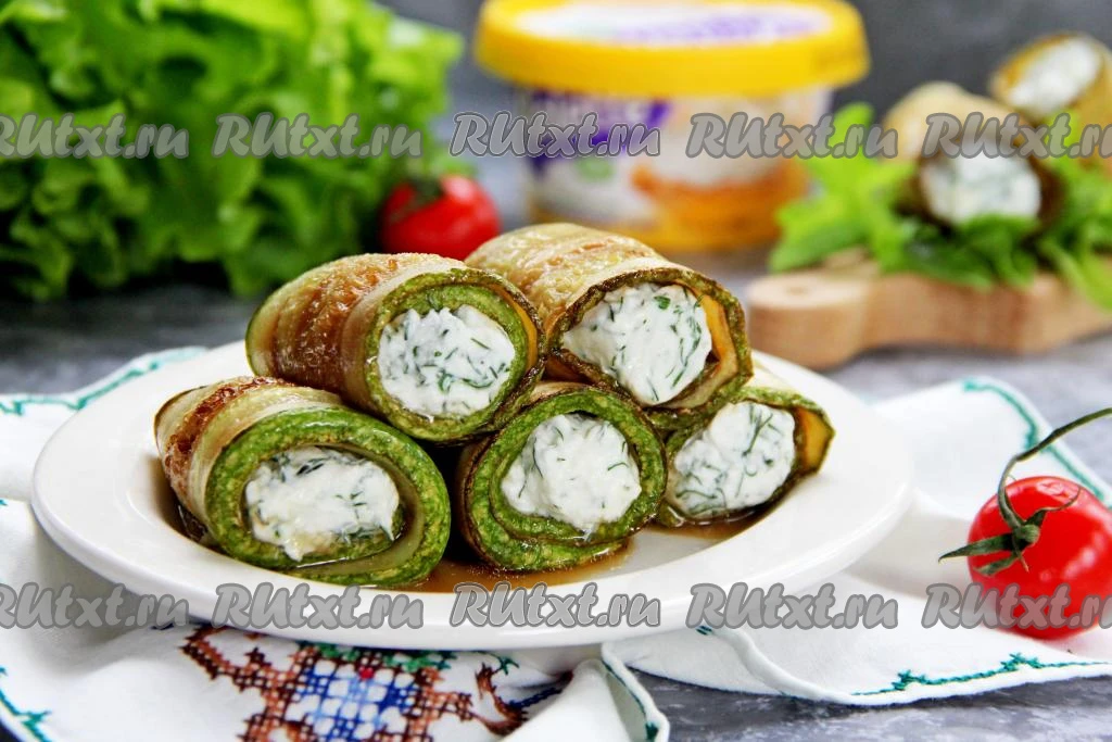 Рулетики из кабачков с творожным сыром и чесноком

Рулетики из кабачков - великолепная закуска для б