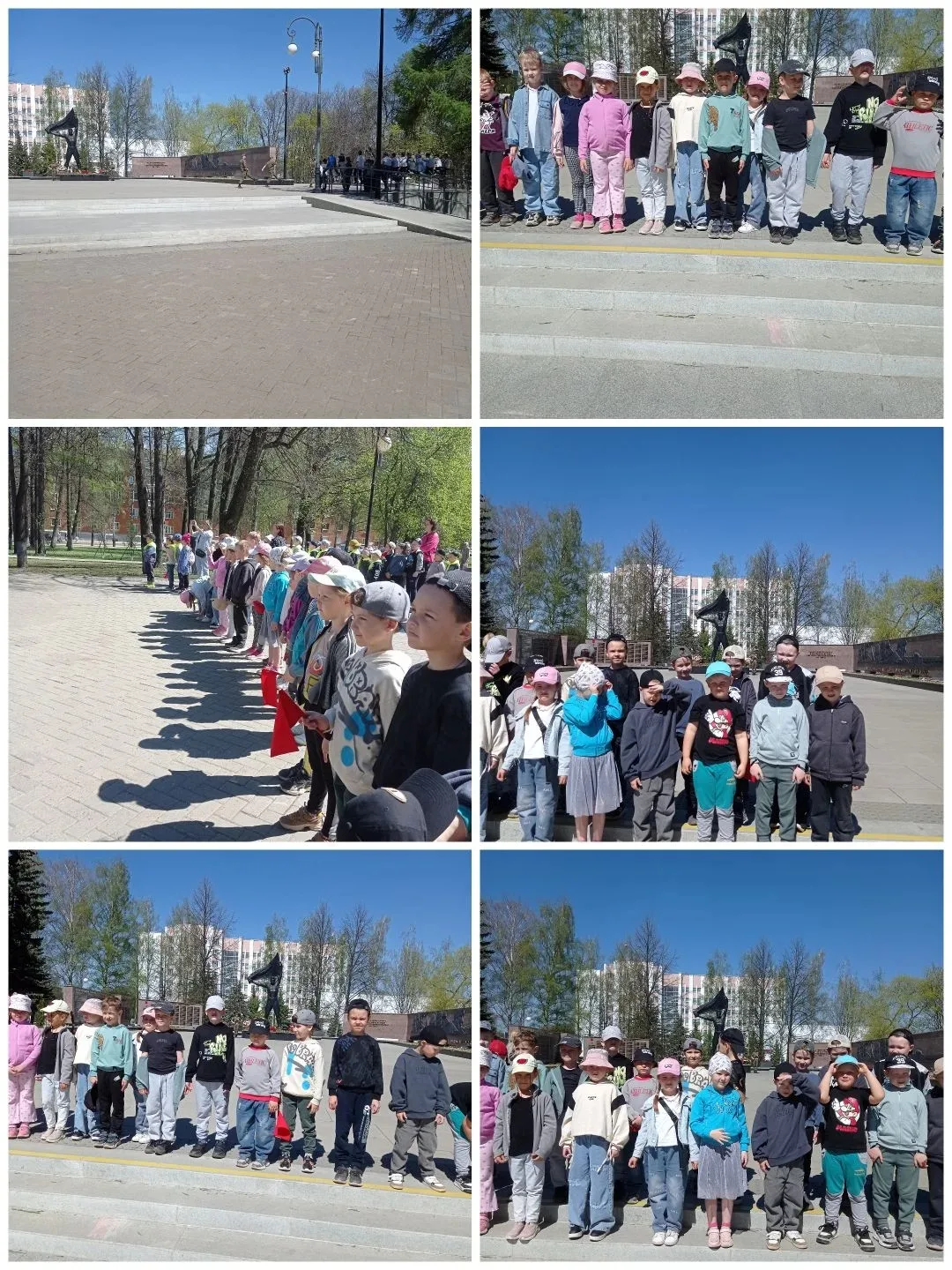 В предверии Праздника Дня Победы, дети старшей и подготовительных групп посетили Пост н...