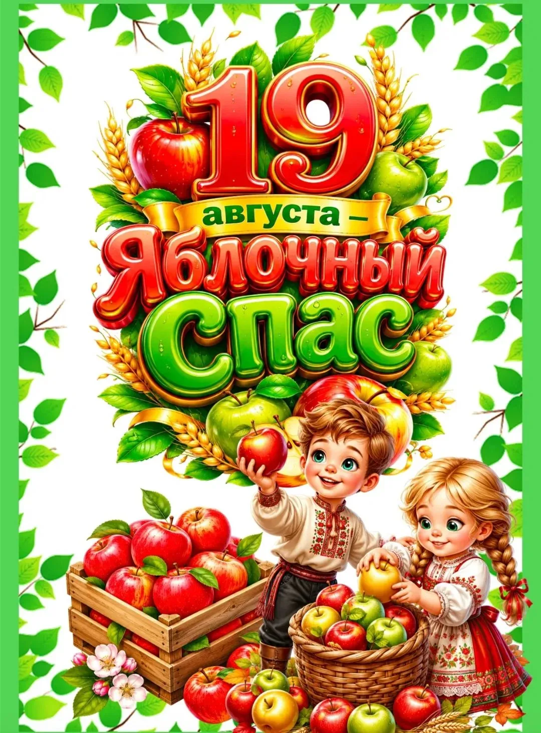 🍎 19 августа – Яблочный Спас! Славим русские традиции 🍎