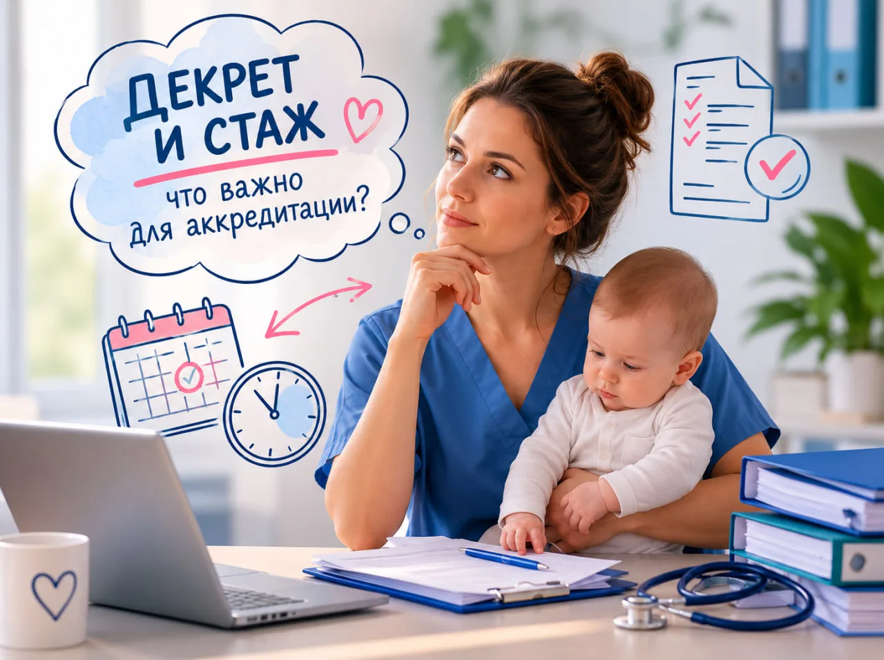 👶 Декрет и аккредитация: засчитывается ли стаж?