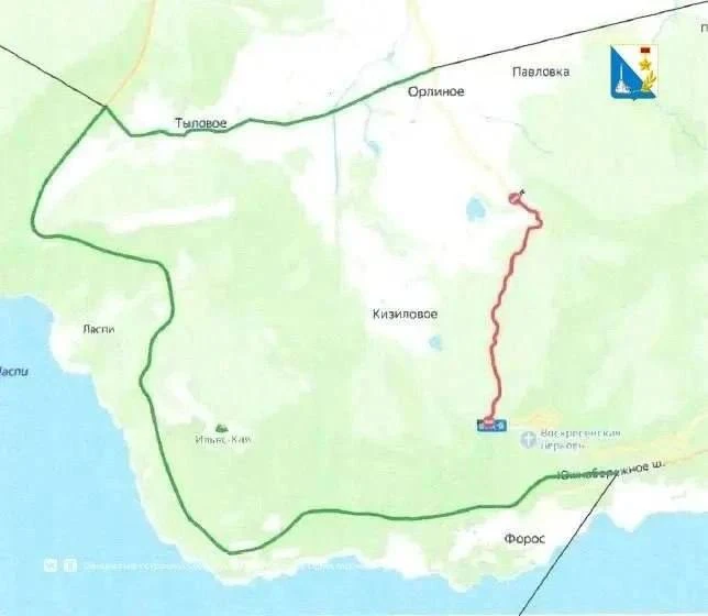 ⛔️В районе Байдарских ворот 3 октября ограничат движение из-за спортивных соревнований
