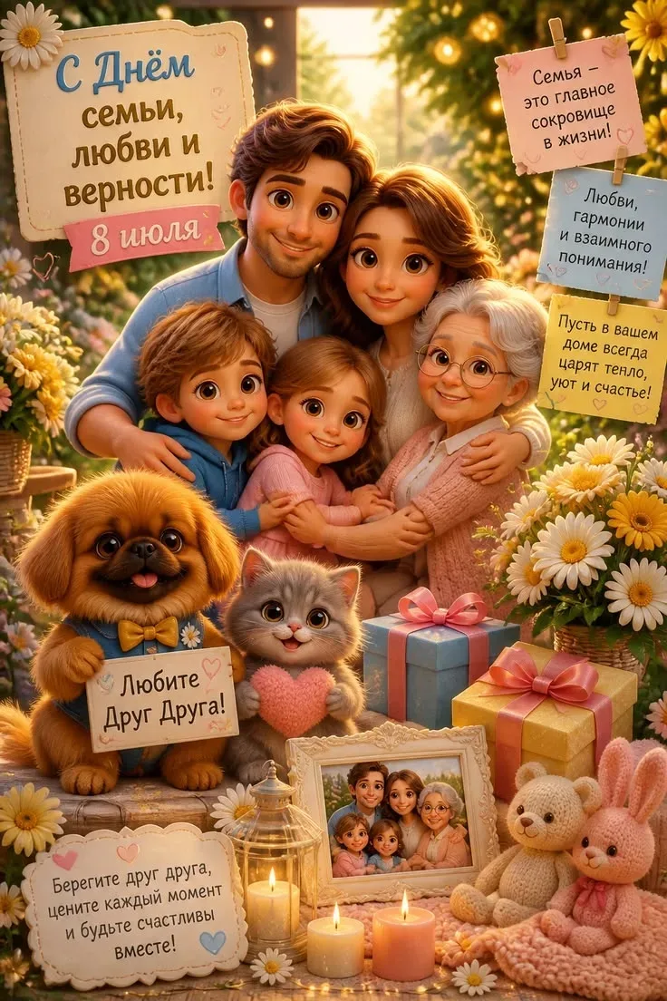 СЕМЕЙНЫЙ ТВОРЧЕСКИЙ МАРАФОН В АРТ-ГАЛЕРЕЕ «СЧАСТЬЕ НА ВОЛГЕ»
8 июля – День семьи, любви и верности
Д