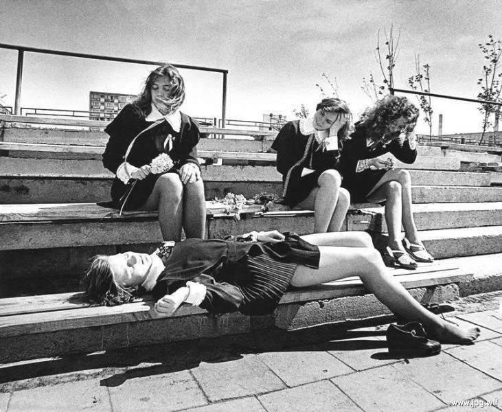 Последний звонок в 70-х.