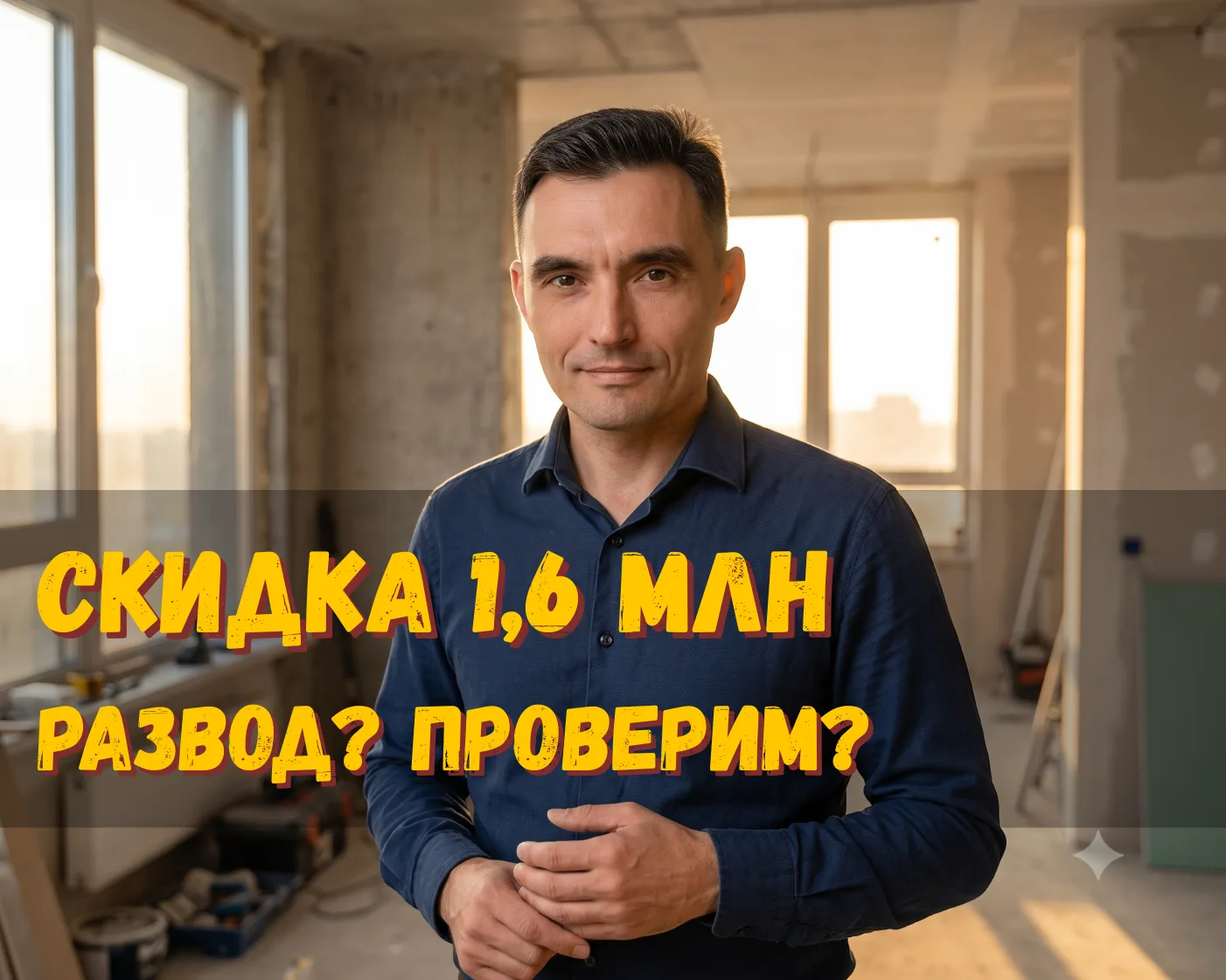 😎 Застройщик дает скидку 1,6 млн ₽ только в эту пятницу