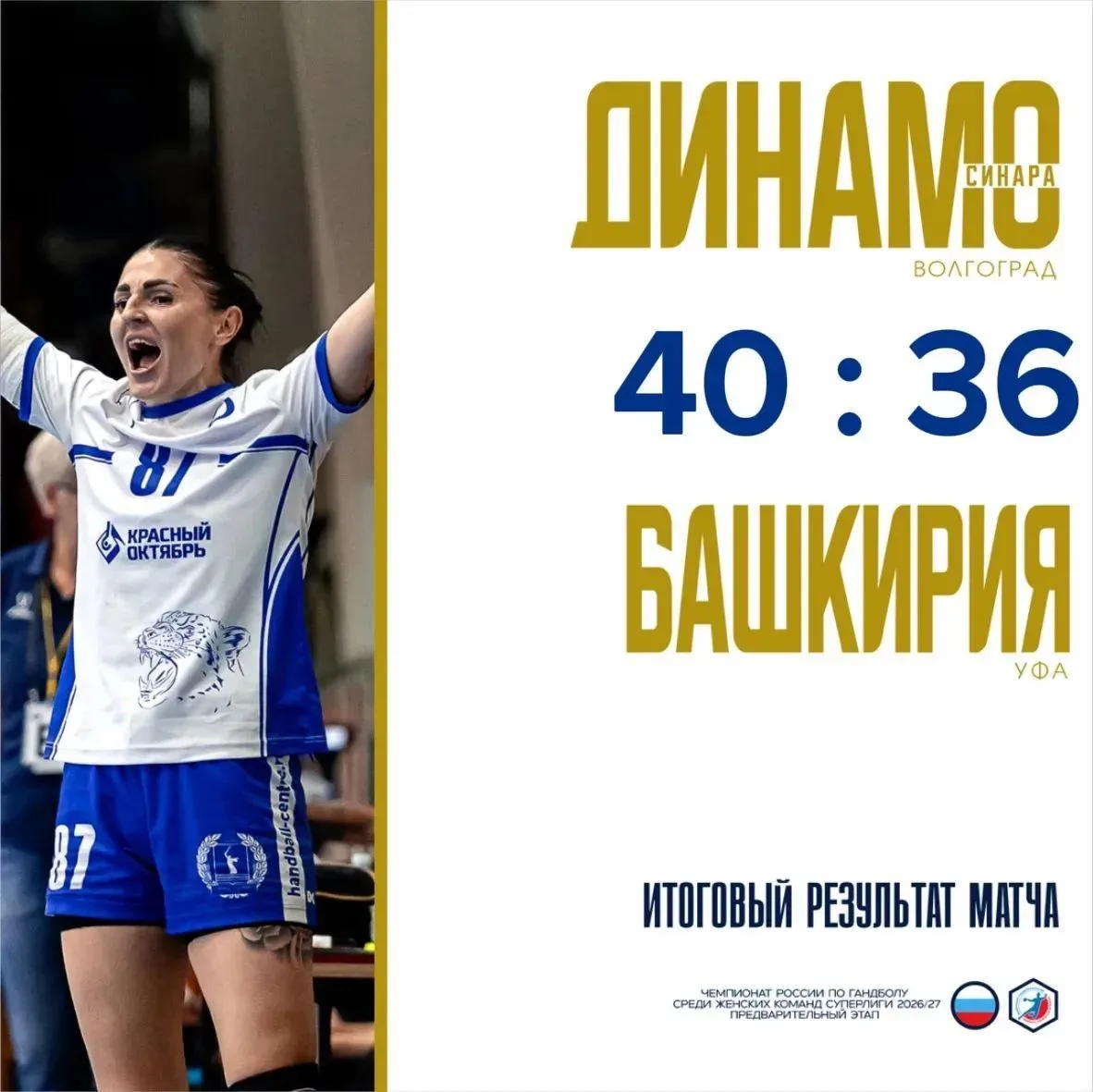 🔥 «Динамо-Синара» побеждает «Башкирию»!