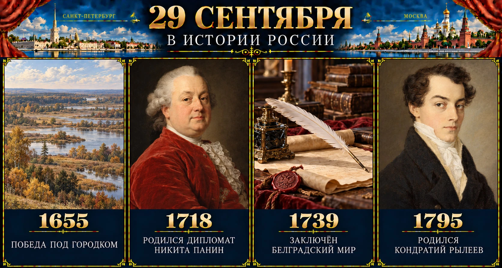 📜 29 сентября в истории России