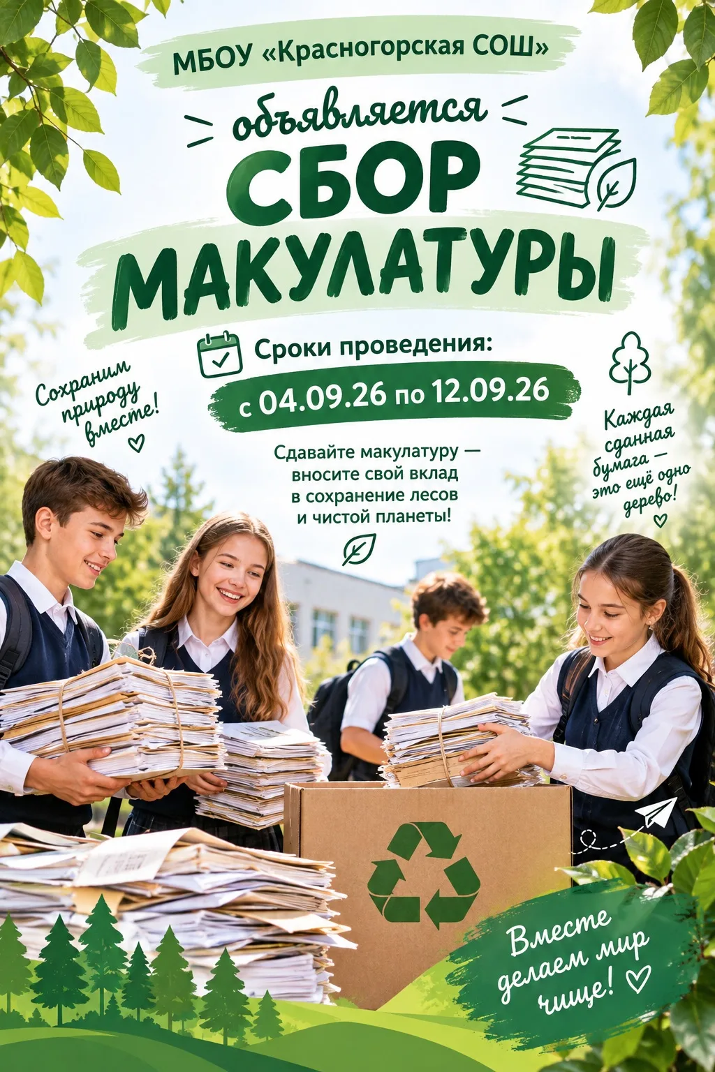 🌿 Уважаемые родители и дети!