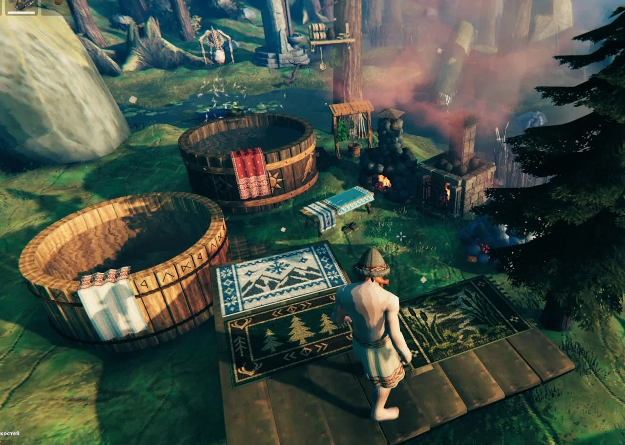 😌 В Valheim добавили РУССКУЮ баньку — вышел новый мод для игры