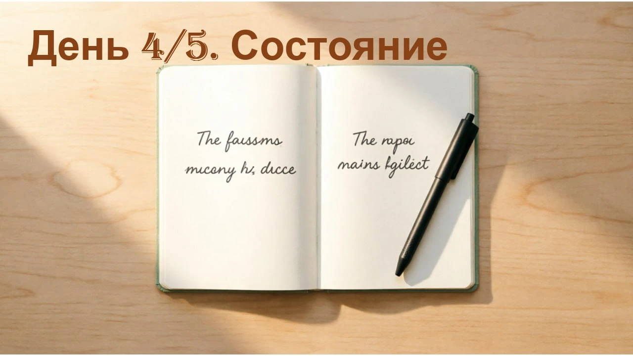 День 4/5. Ваши 15 минут: найти состояние, спрятанное за очередным пунктом в списке дел.