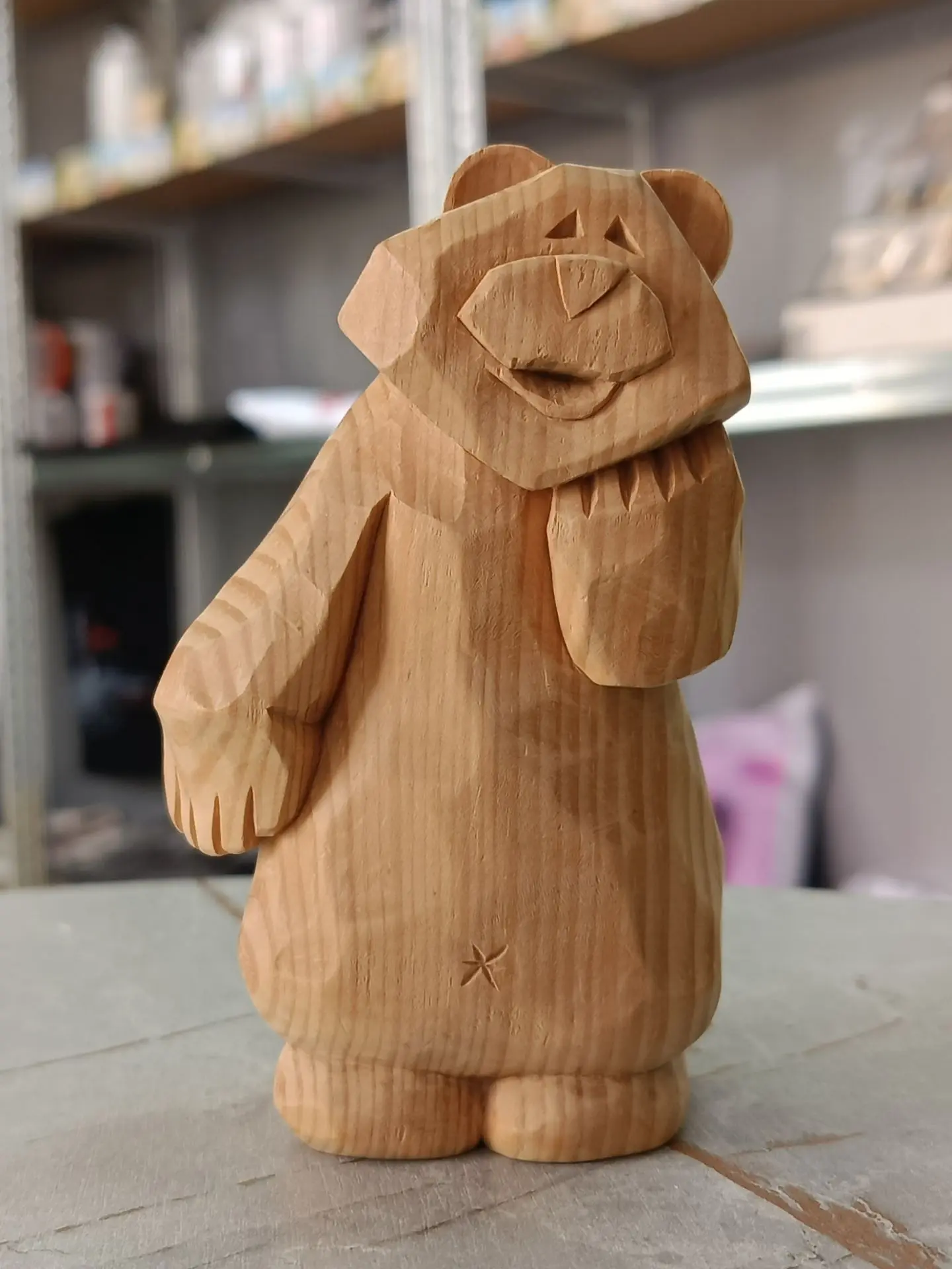 Мишка из кедра🐻🌲❤️
