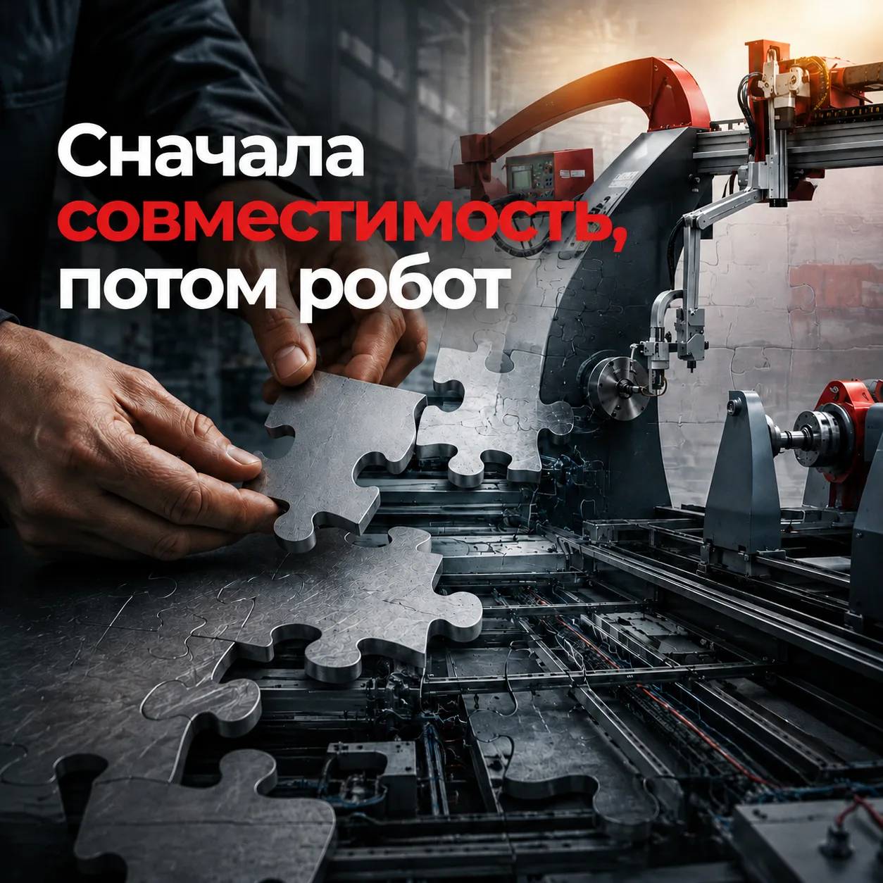 Предприятию недостаточно купить сварочного робота. Новое оборудование должно встроиться...
