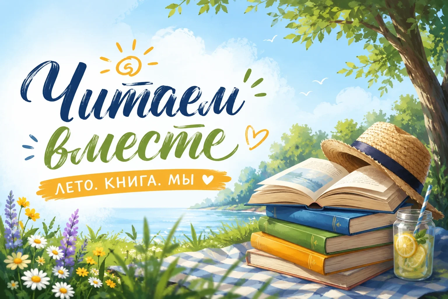 📚 Летний марафон «Читаем вместе»: стартуем с легендой!

Лето — это не только каникулы, солнце и вид