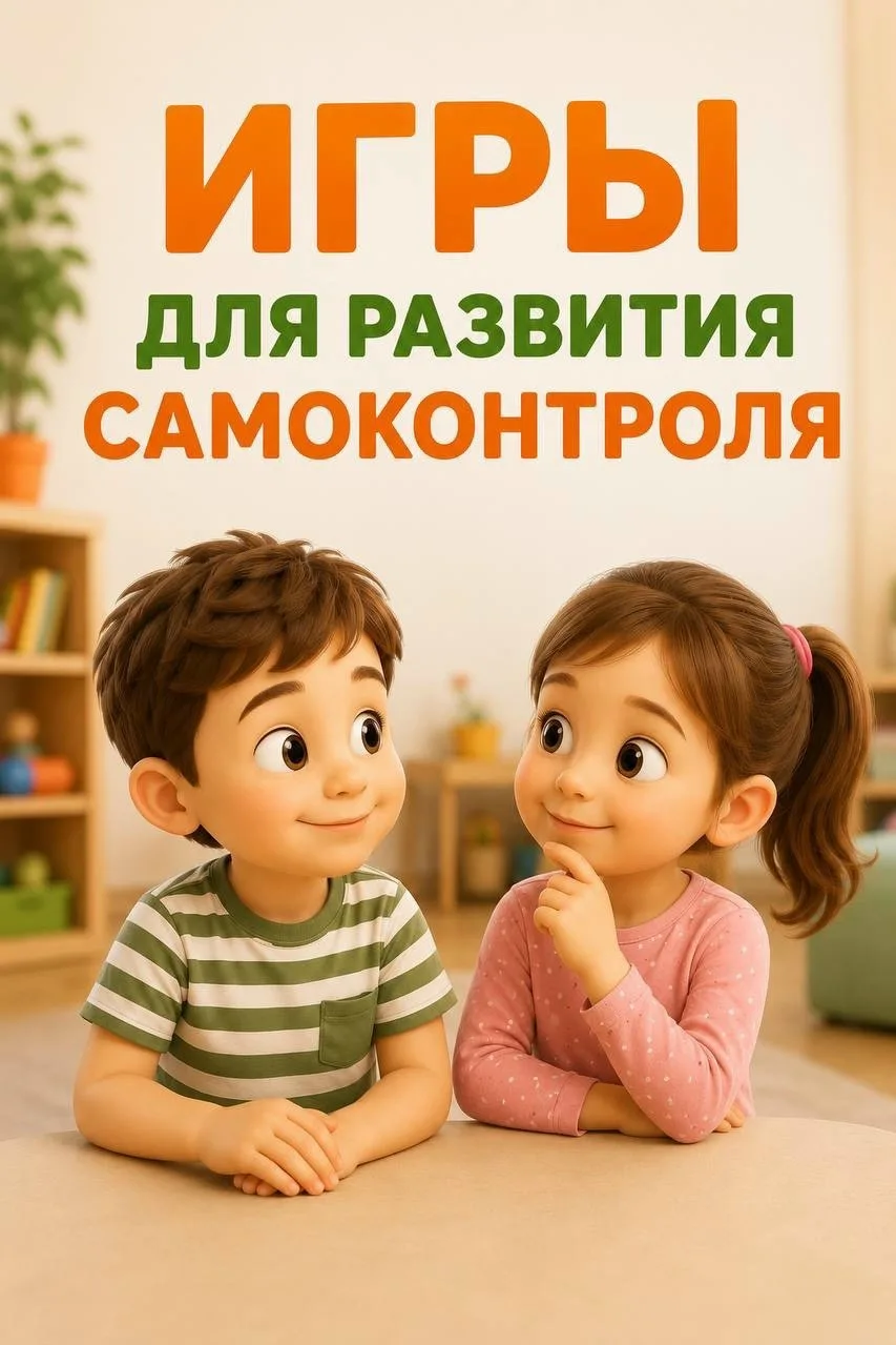 ❗️Подборка  полезных игр для развития самоконтроля❗️