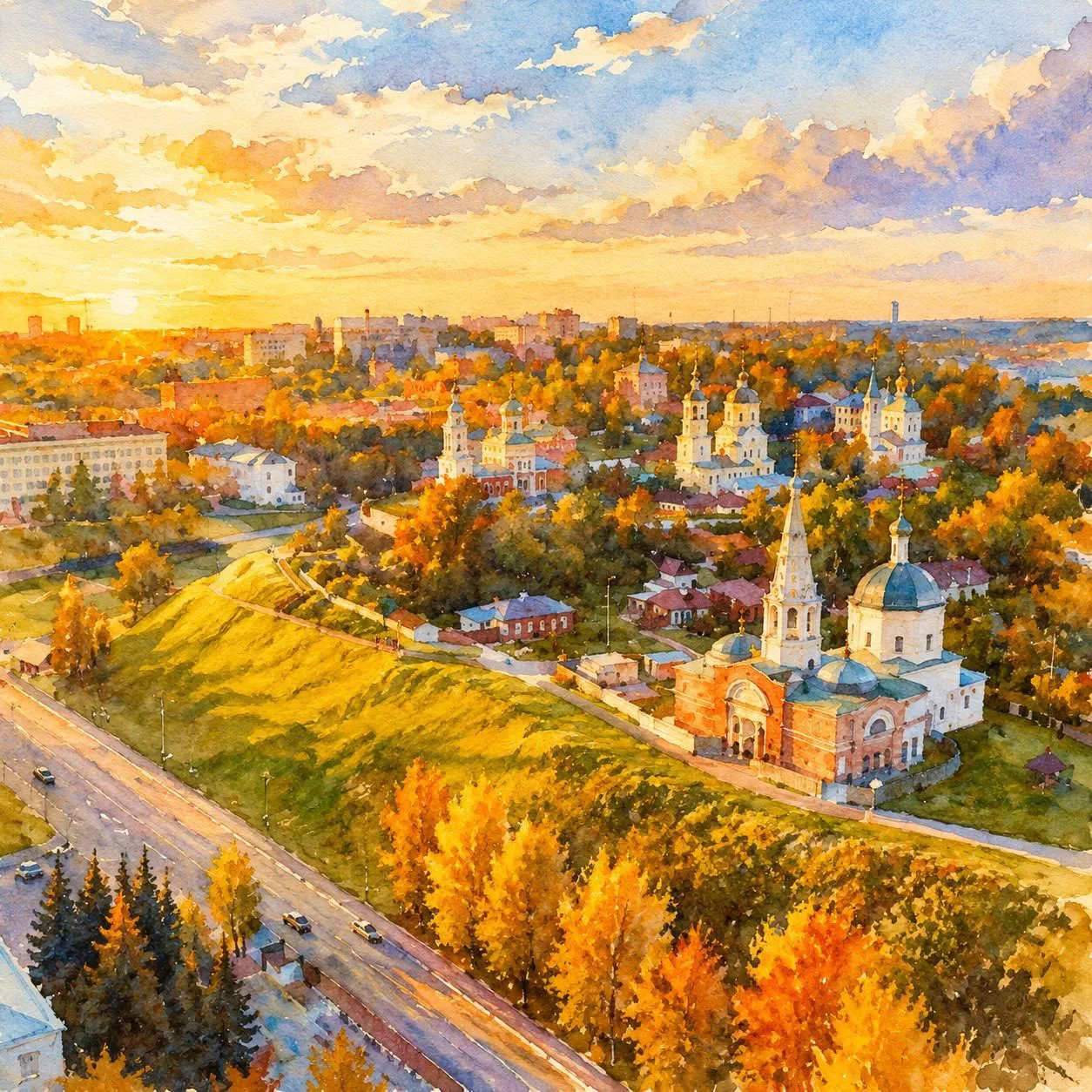 Один из красивейших городов Подмосковья