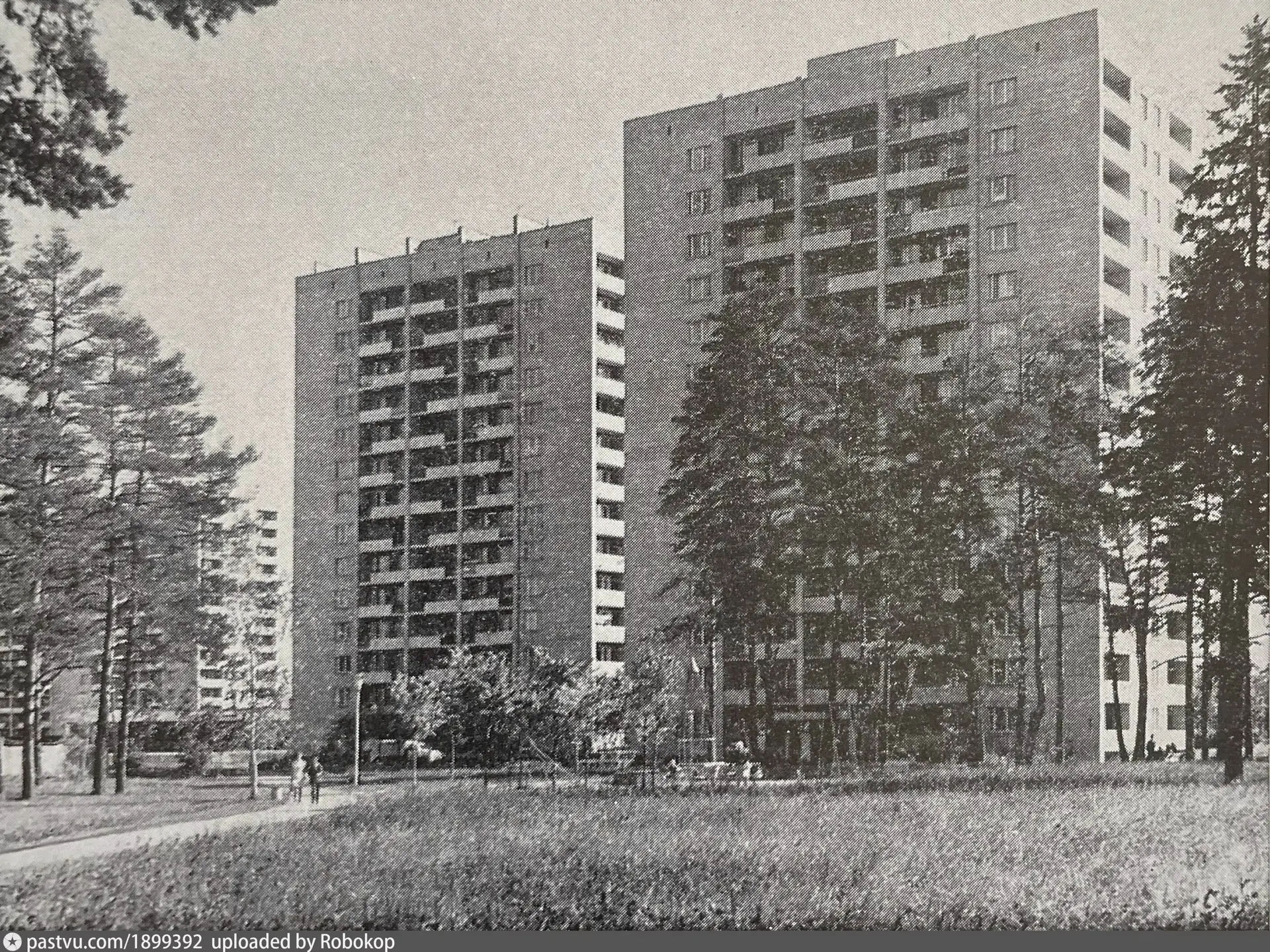 📸 Ретро Зеленоград: 5-й микрорайон. Фото 1975 года из журнала «Строительство и архитектура Москвы»