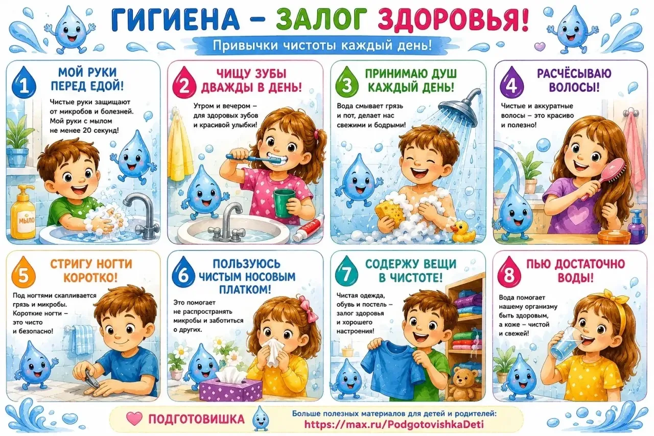 «Гигиена — залог здоровья!» 💧