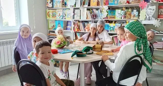 🎉 В Чиршинском сельском доме культуры совместно с библиотекой и  мусульманским лагерем при мечети с