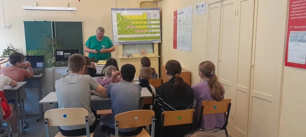 13 июня 2026г. воспитанники летнего оздоровительного лагеря "Солнышко" посетили МБОУ "Крыжинская ООШ