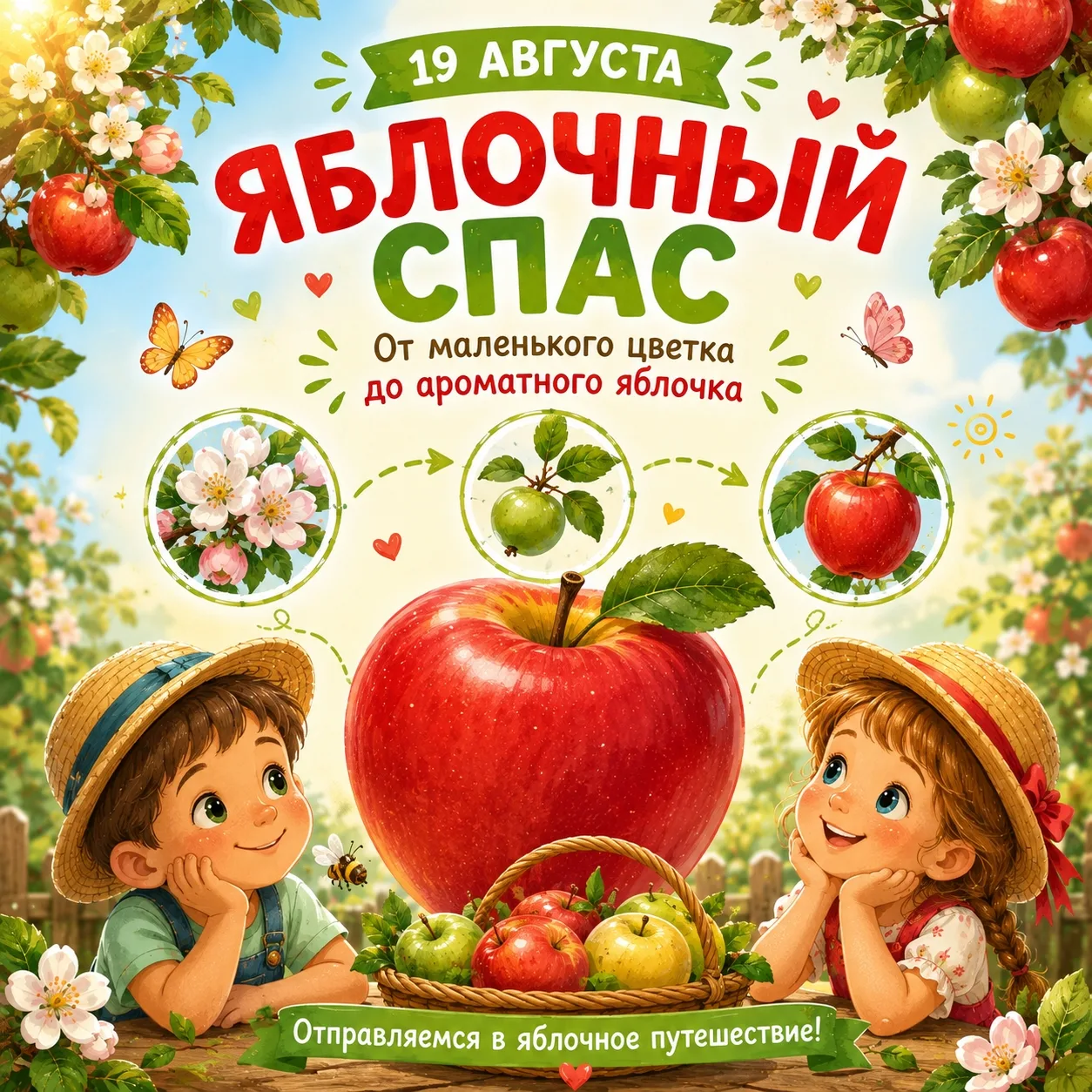 С Яблочным Спасом! 🍎✨