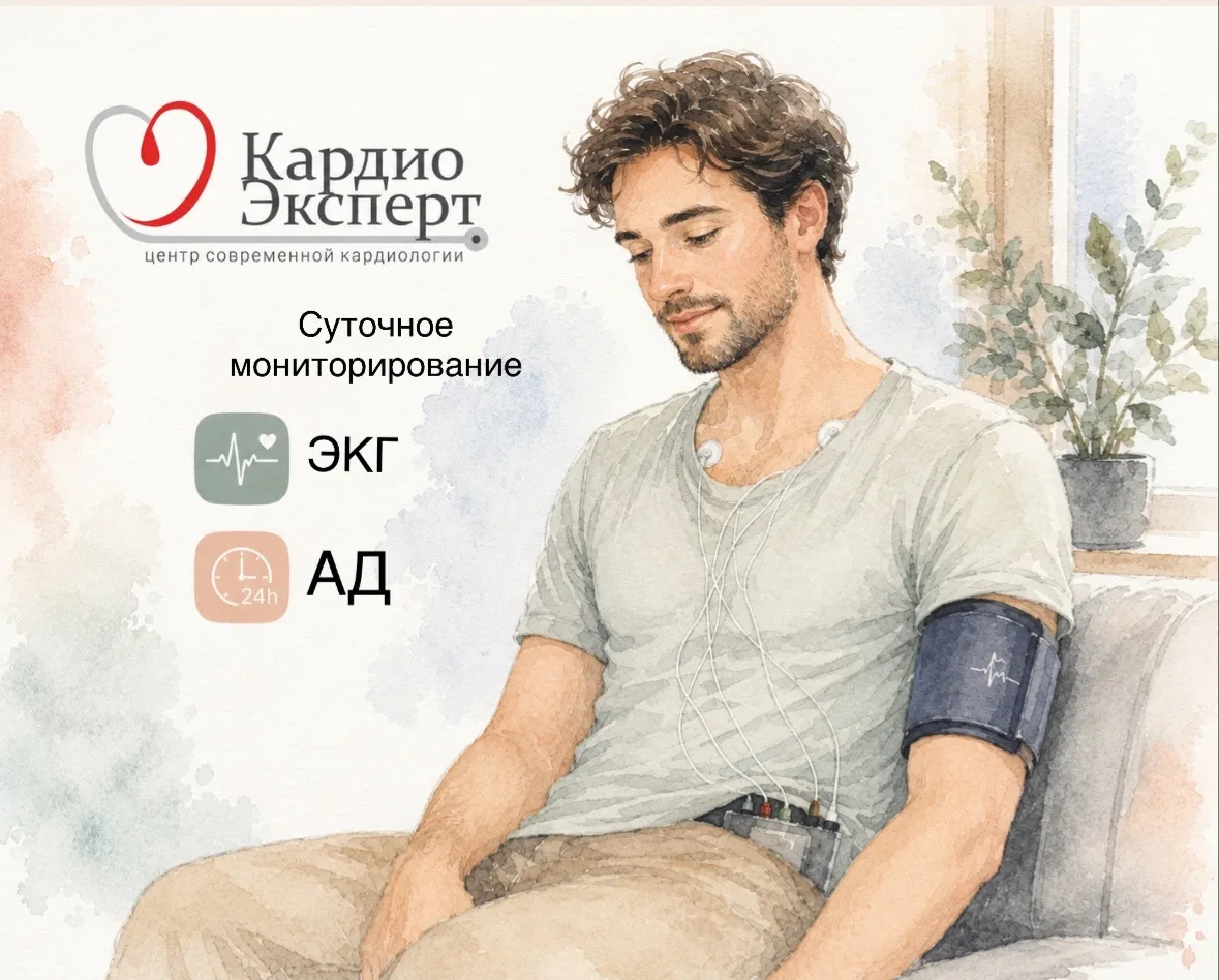 ✅ В нашем центре вы можете ежедневно пройти суточное мониторирование ЭКГ и АД!