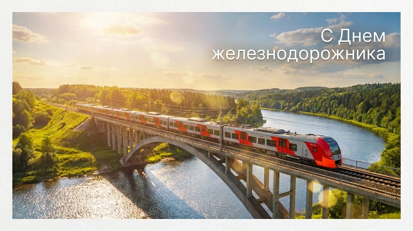 🚆 В первое воскресенье августа вся многочисленная железнодорожная семья отмечает День железнодорожн