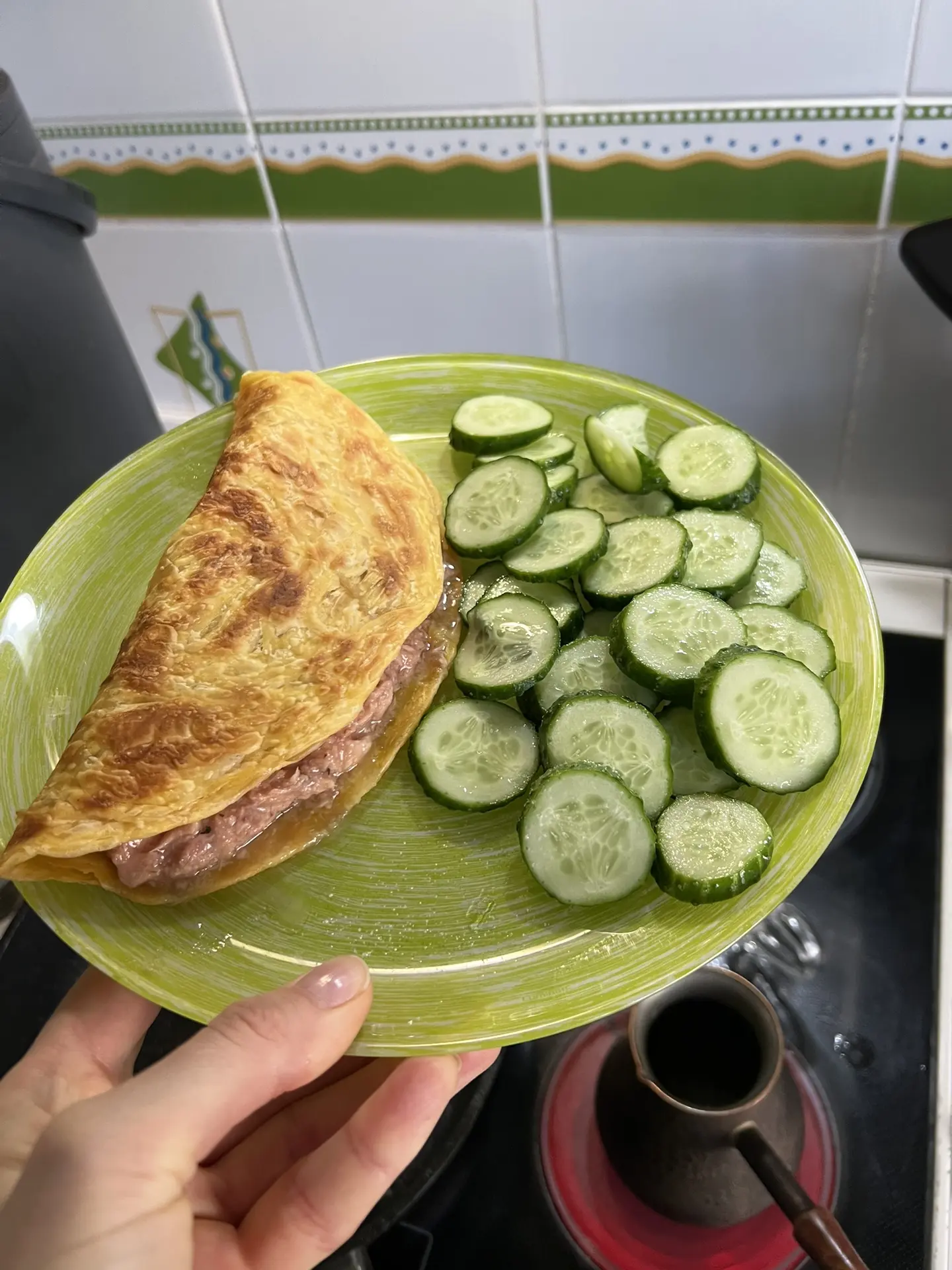 Лепешка ротти очень калорийная, но в целом неплохо вышло итоговое кбжу🙂 Позавтракаем в...