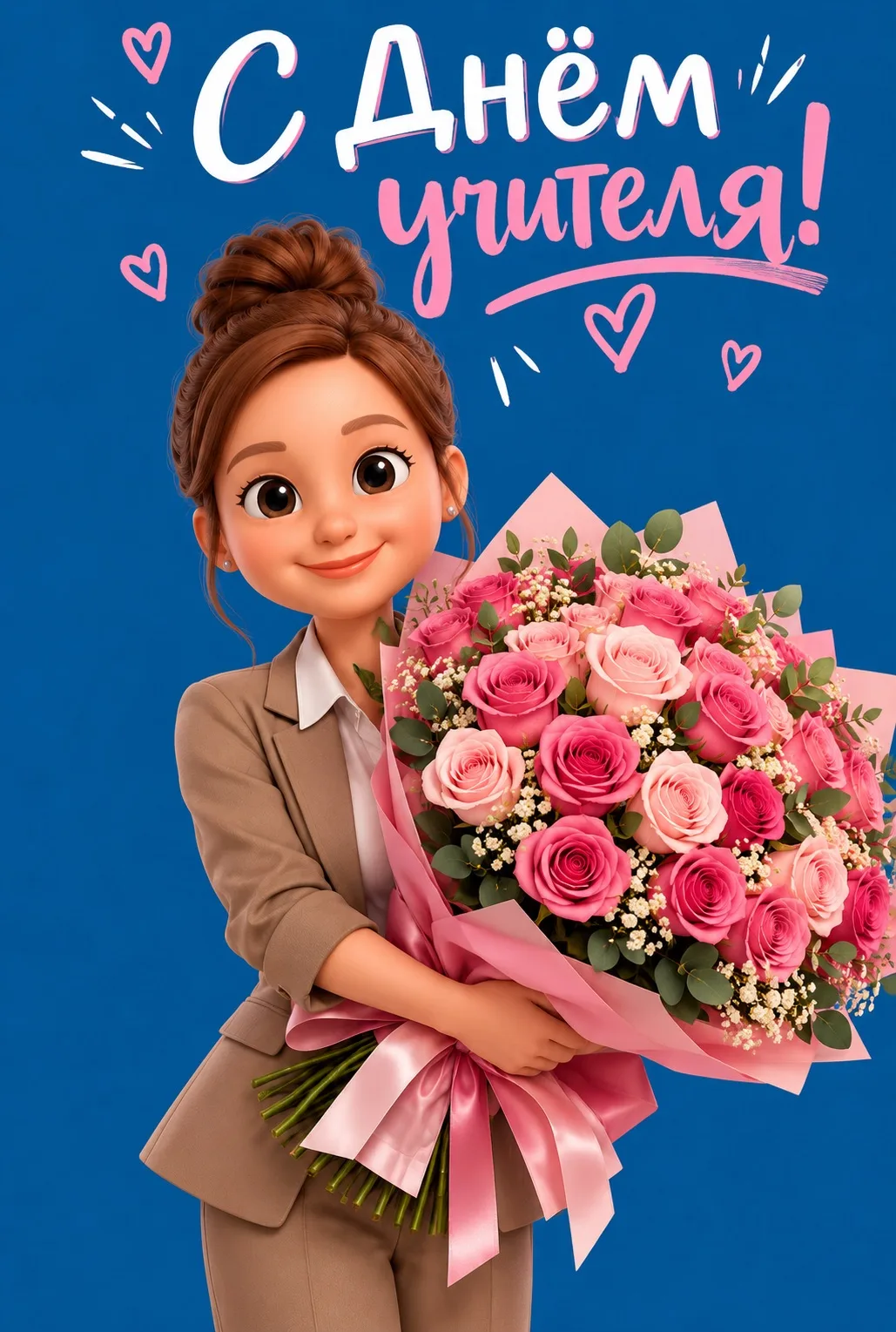 Дорогие коллеги, поздравляю вас с Днём учителя! 💐