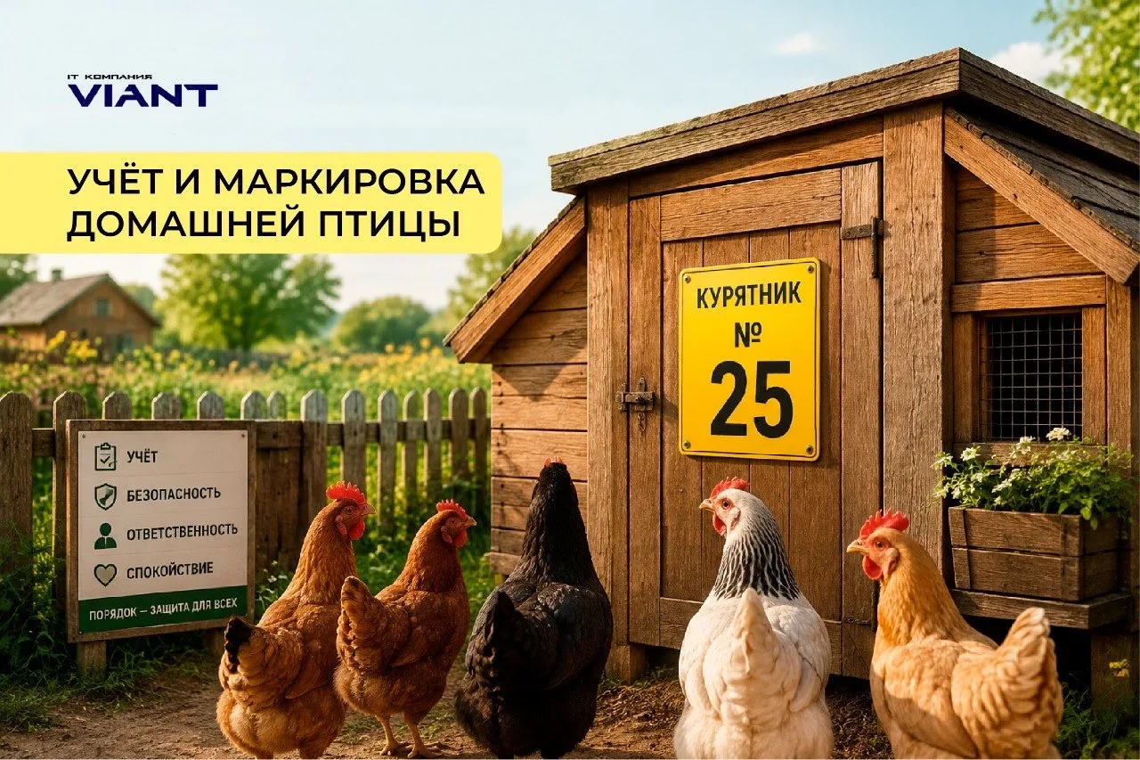 🐓Куриц и курятники мы пока не маркировали, но всем, у кого есть домашние несушки — на ...