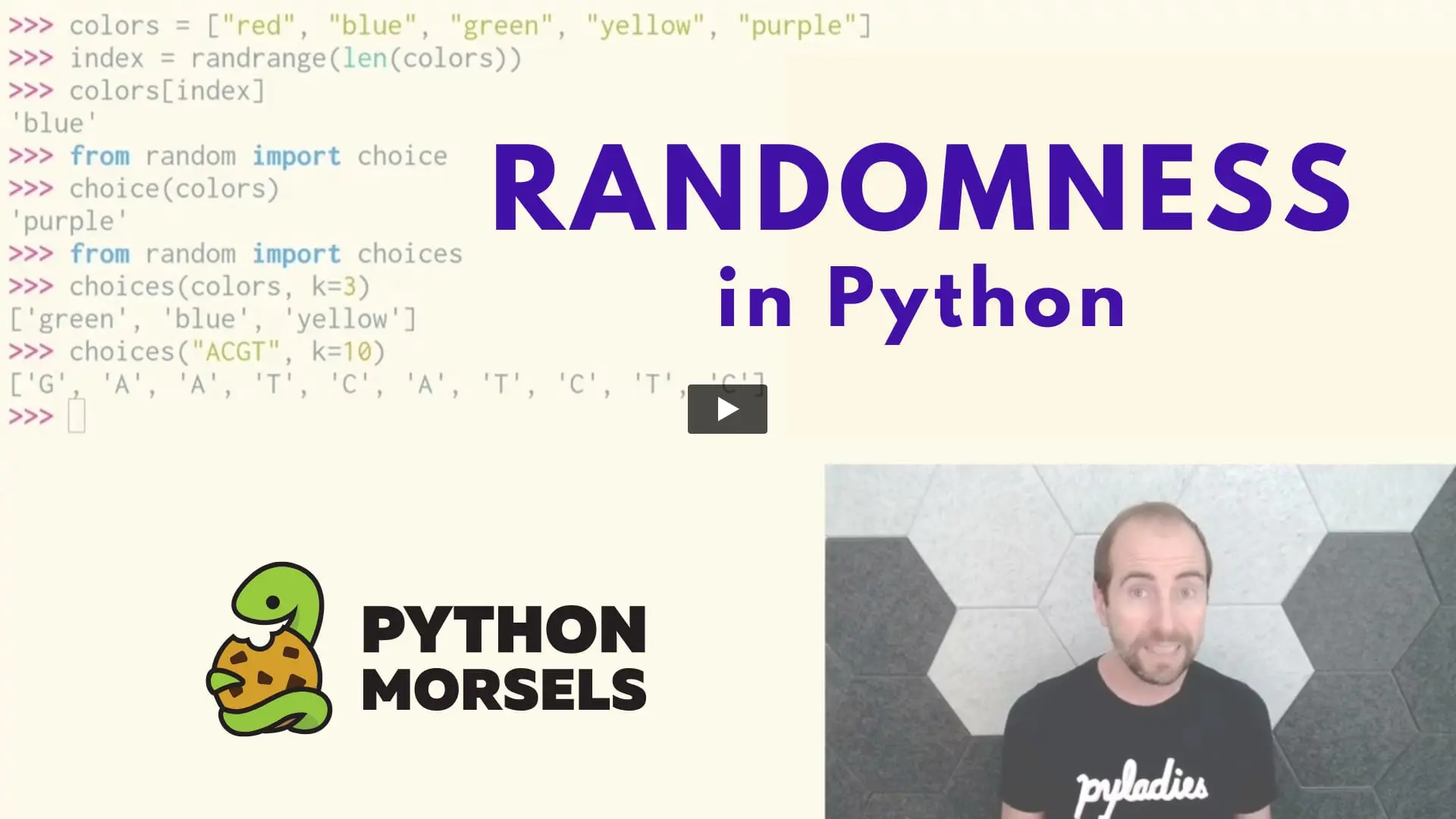 Как выбирать случайные значения в Python и повторять результат