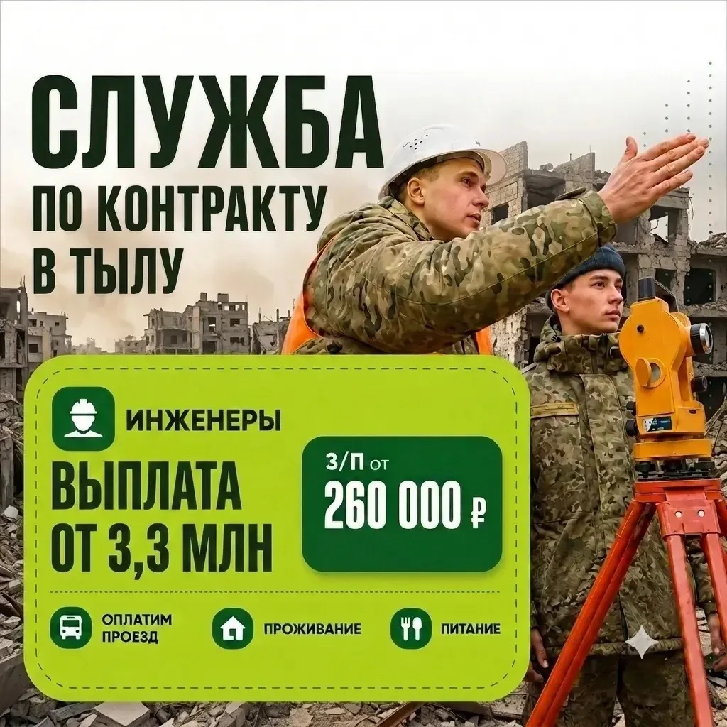 🏗 ВАКАНСИЯ: ИНЖЕНЕРЫ ПО ВОССТАНОВЛЕНИЮ ТЕРРИТОРИЙ