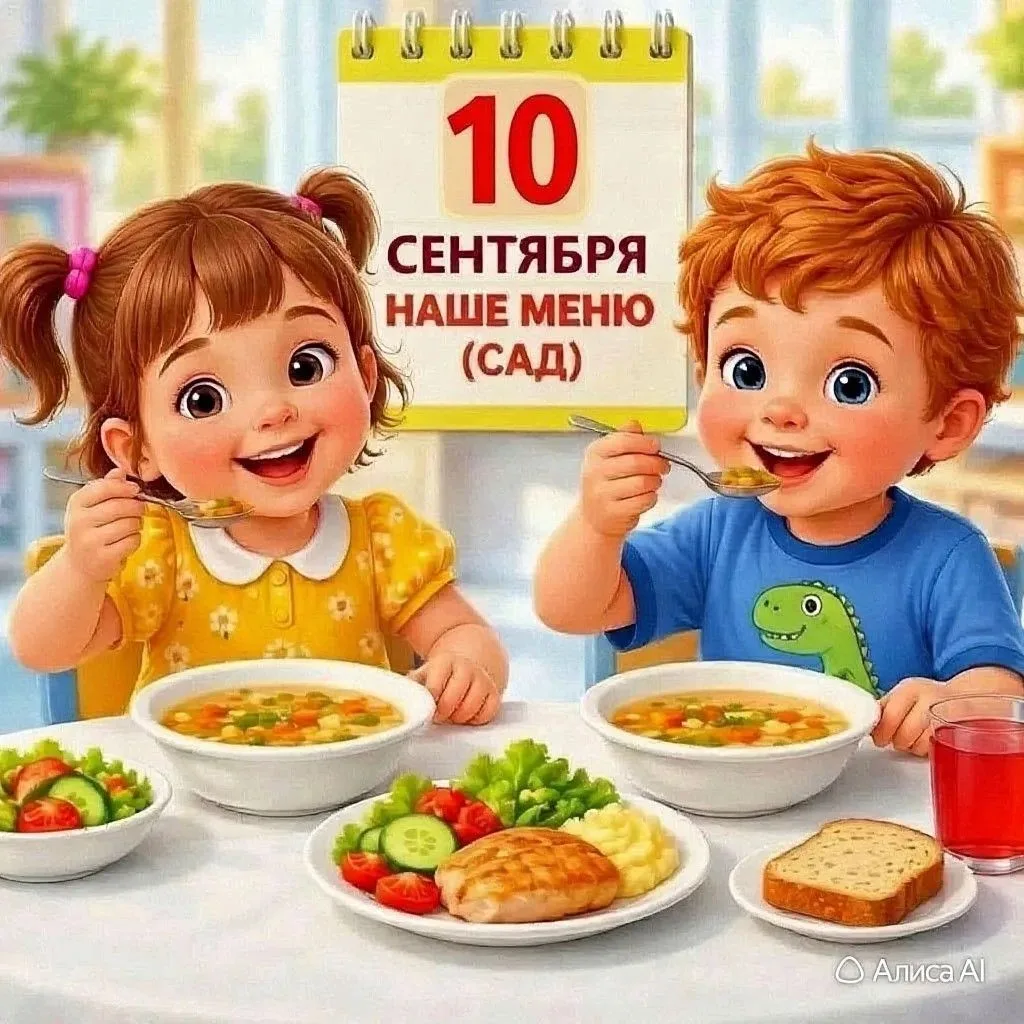 🍽️Меню нашего детского сада (Сад) на10.09.2026