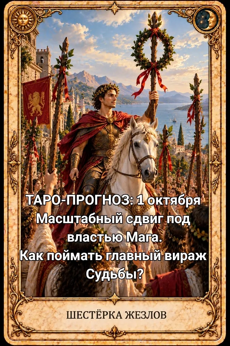 🔮 1 октября: Триумфальный въезд в октябрь, виражи Судьбы и рождение победителей