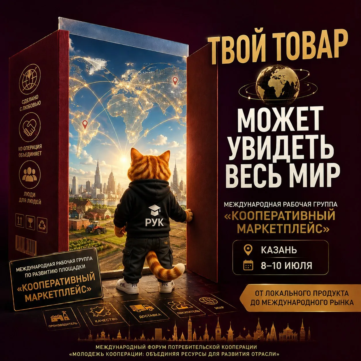 Сегодня даже небольшой продукт может найти покупателей по всему миру.

Цифровые технологии стирают г