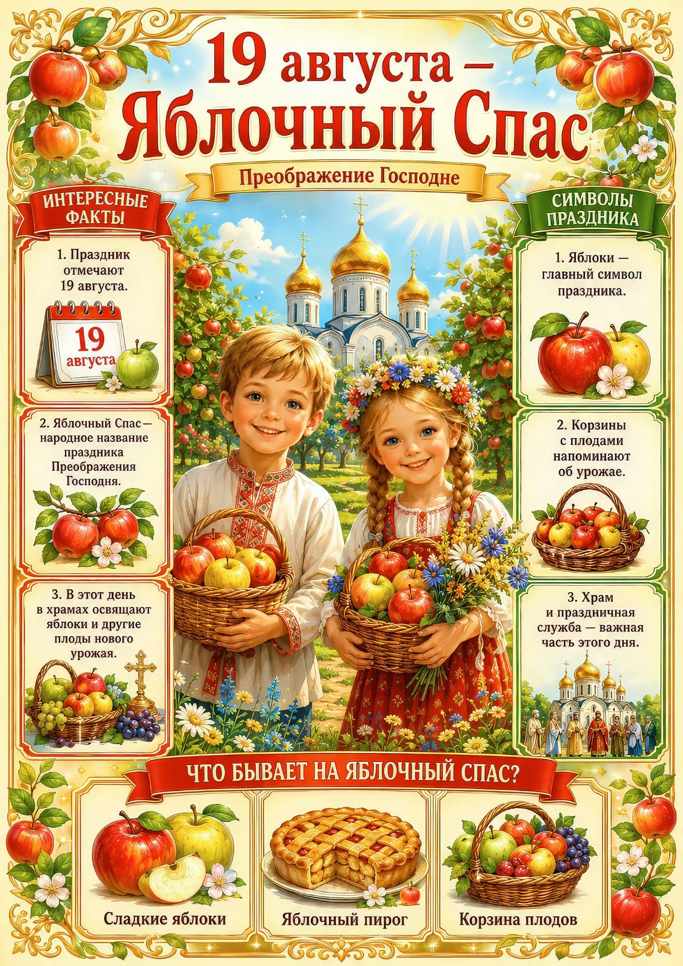 🍎 С Яблочным Спасом, друзья! 🍎