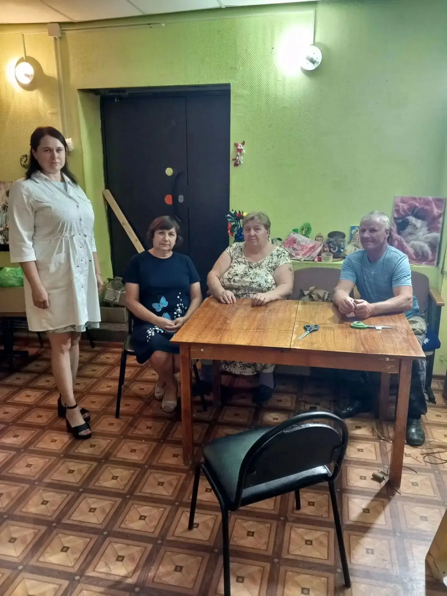 В рамках программы "Активное долголетие" фельдшер Турковской ЦРБ Кормилицына Валентина  Владимировна
