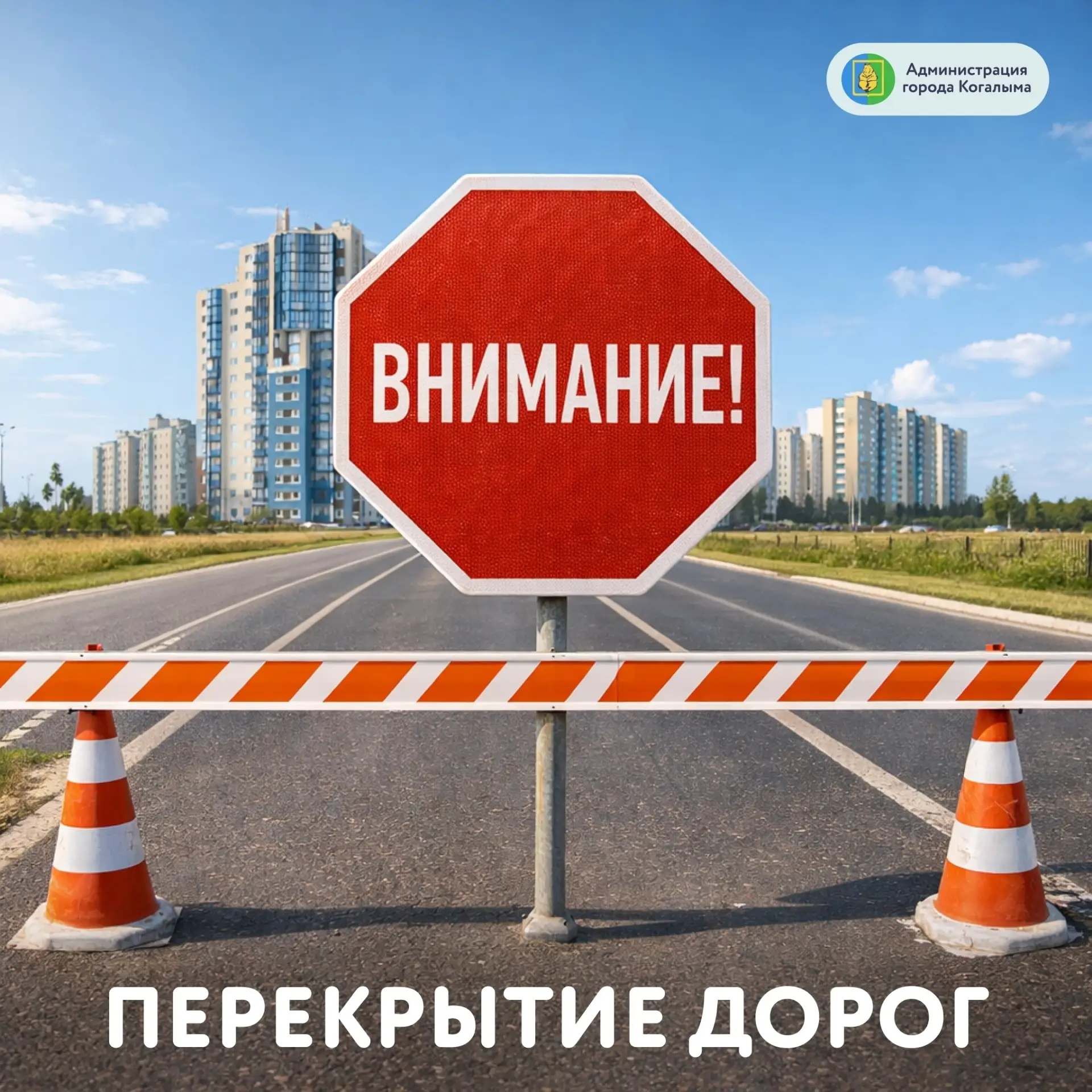 Дорогие жители и гости города, обращаем ваше внимание на информацию о временном закрыти...