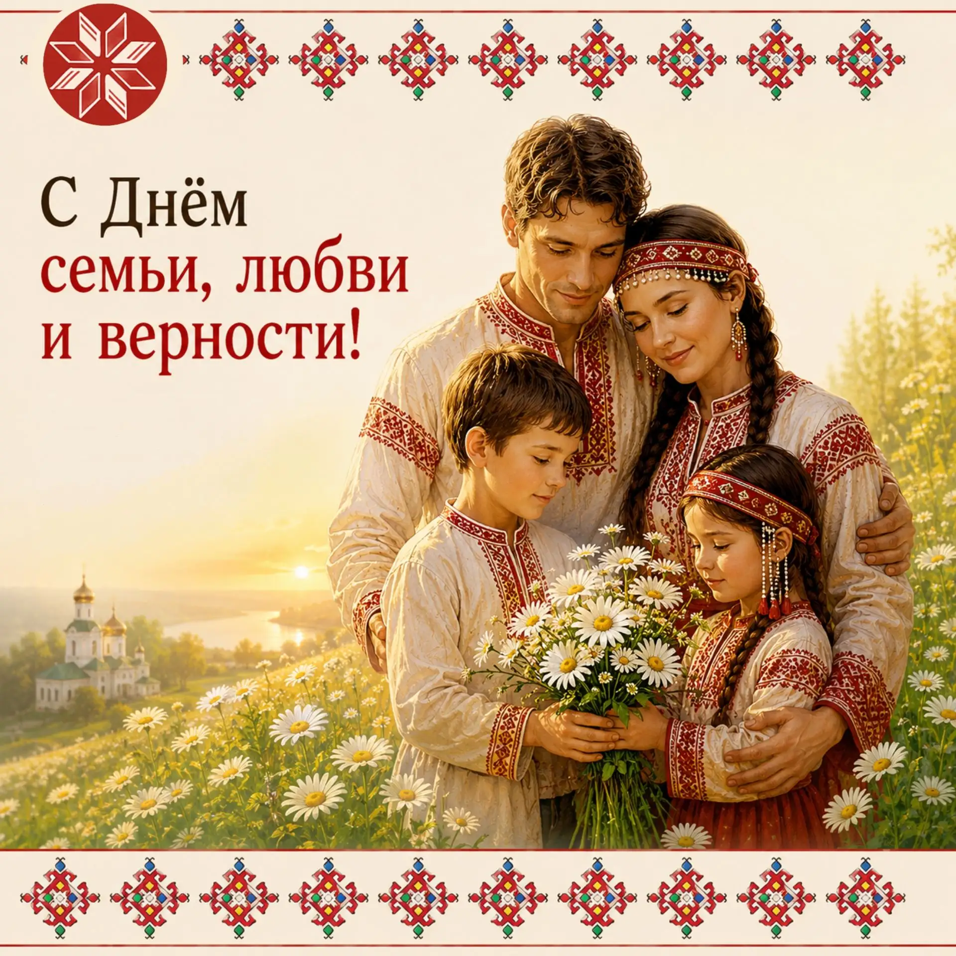 8 июля - День семьи, любви и верности!
 
Семья - это место, где рождаются любовь, взаимопонимание и 