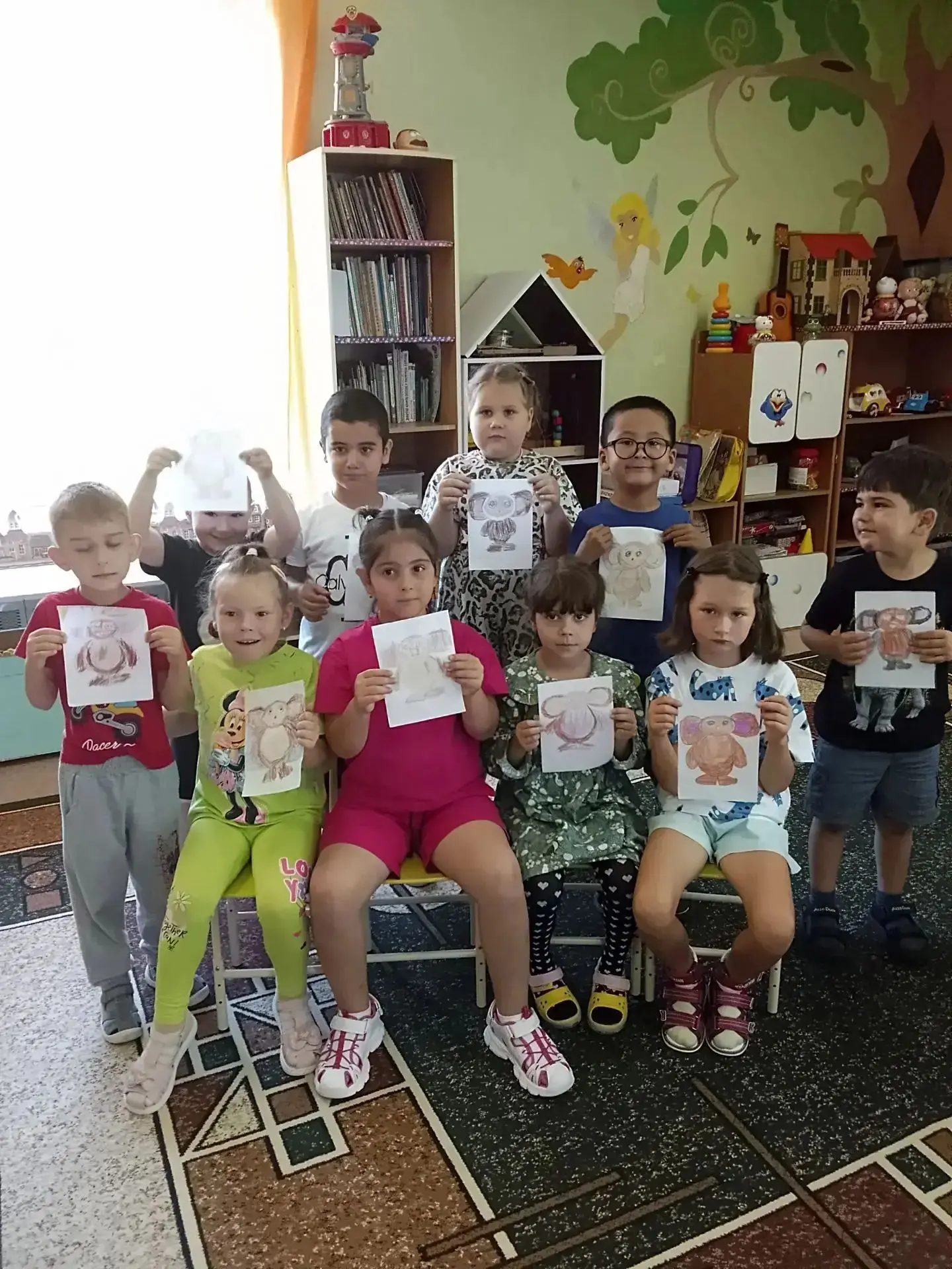 🎉 День рождения Чебурашки в группе «Звёздочка»!
